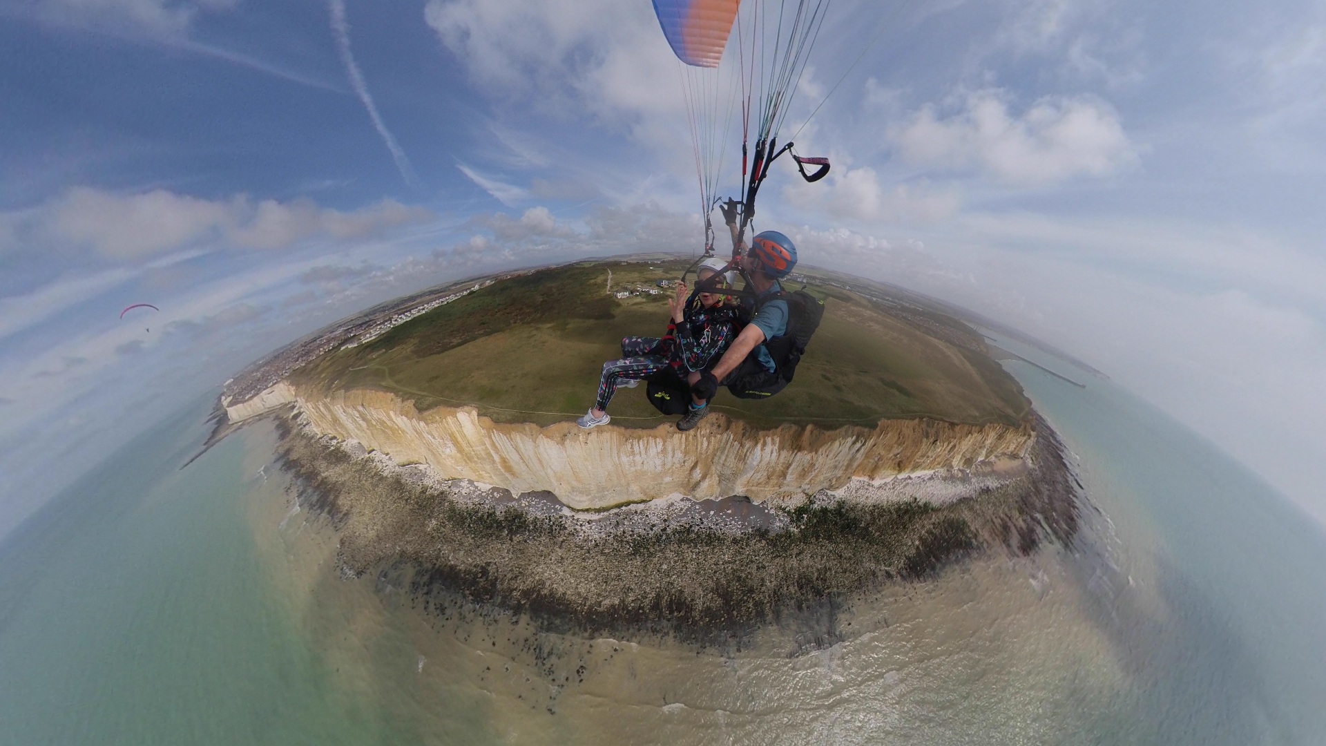 Tandem paragliding in the South of England with Mile high Paragliding