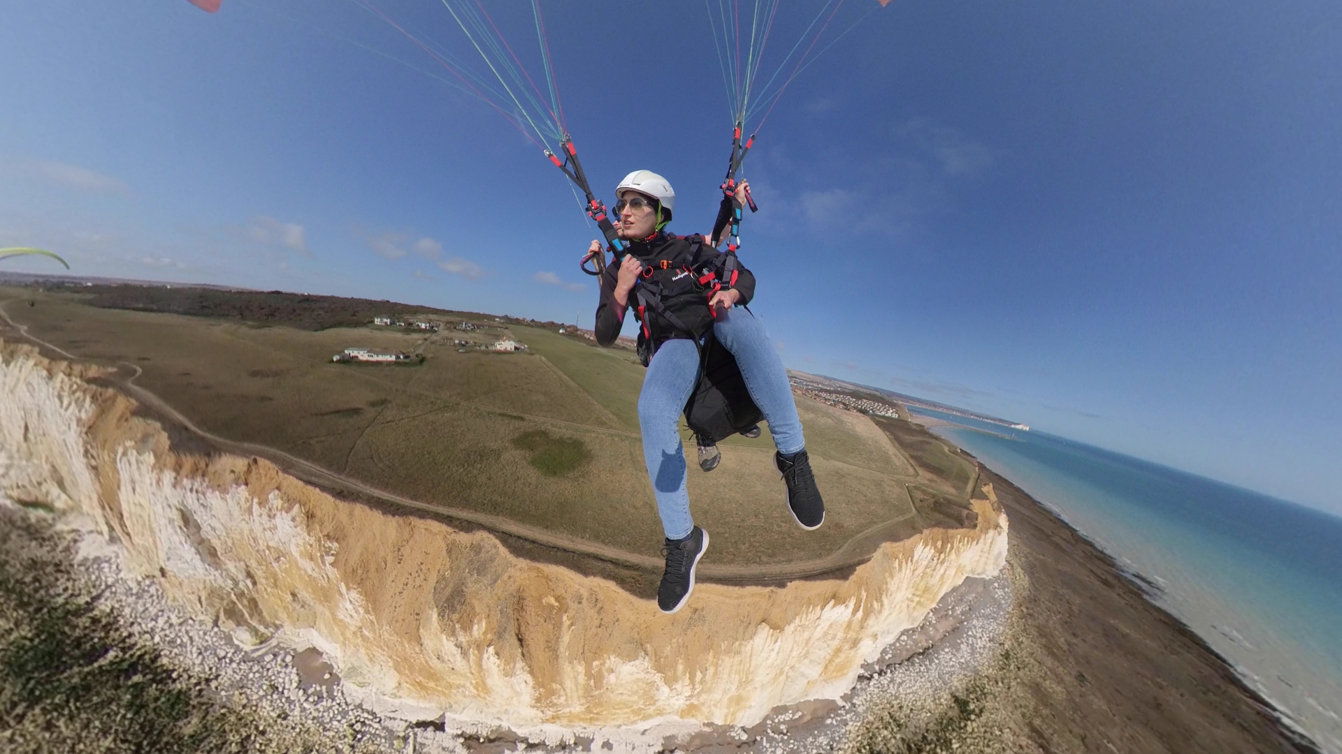 Tandem Paragliding experience sussex