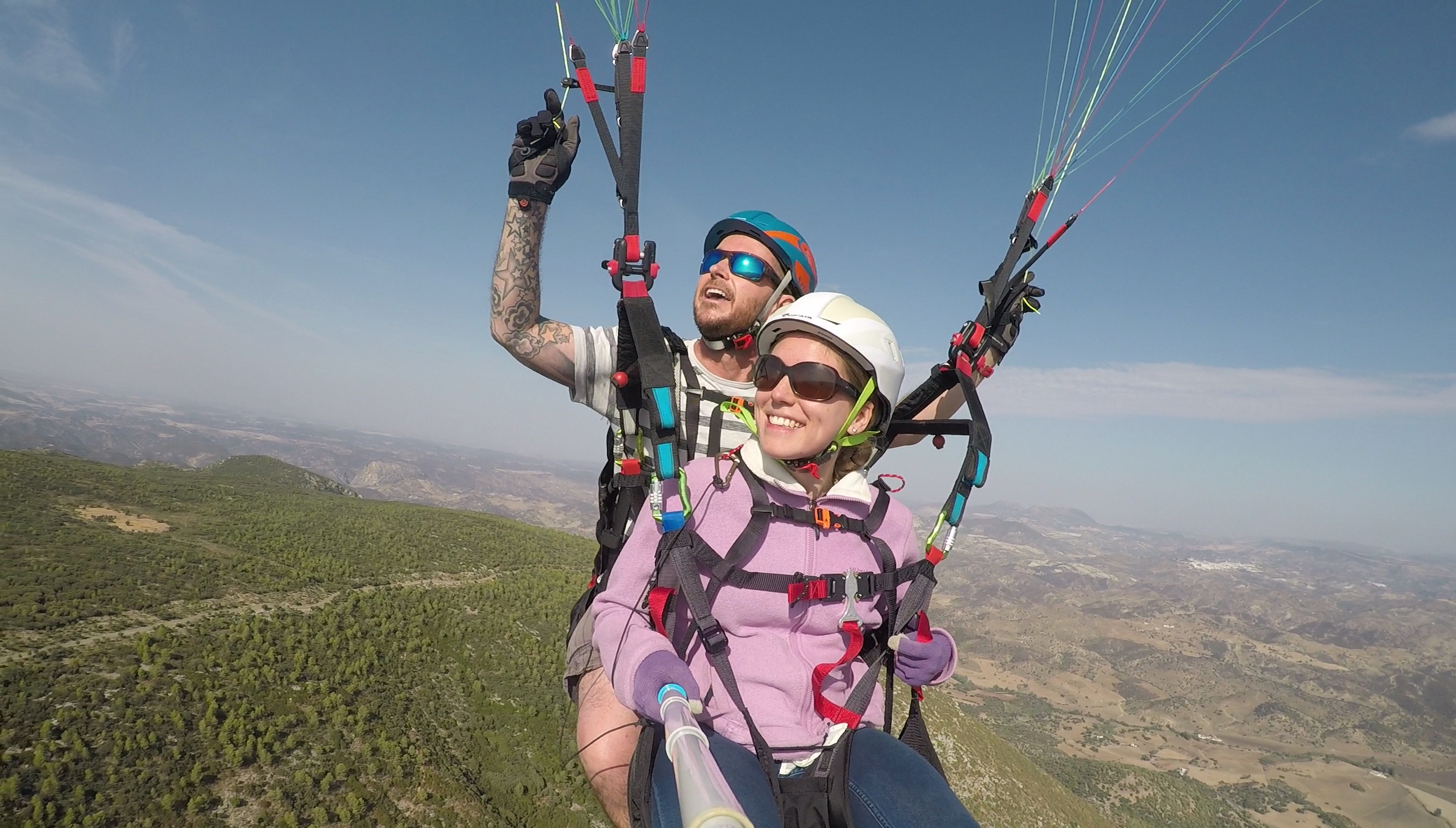 Tandem experience with Caz in Algodonales, Spain