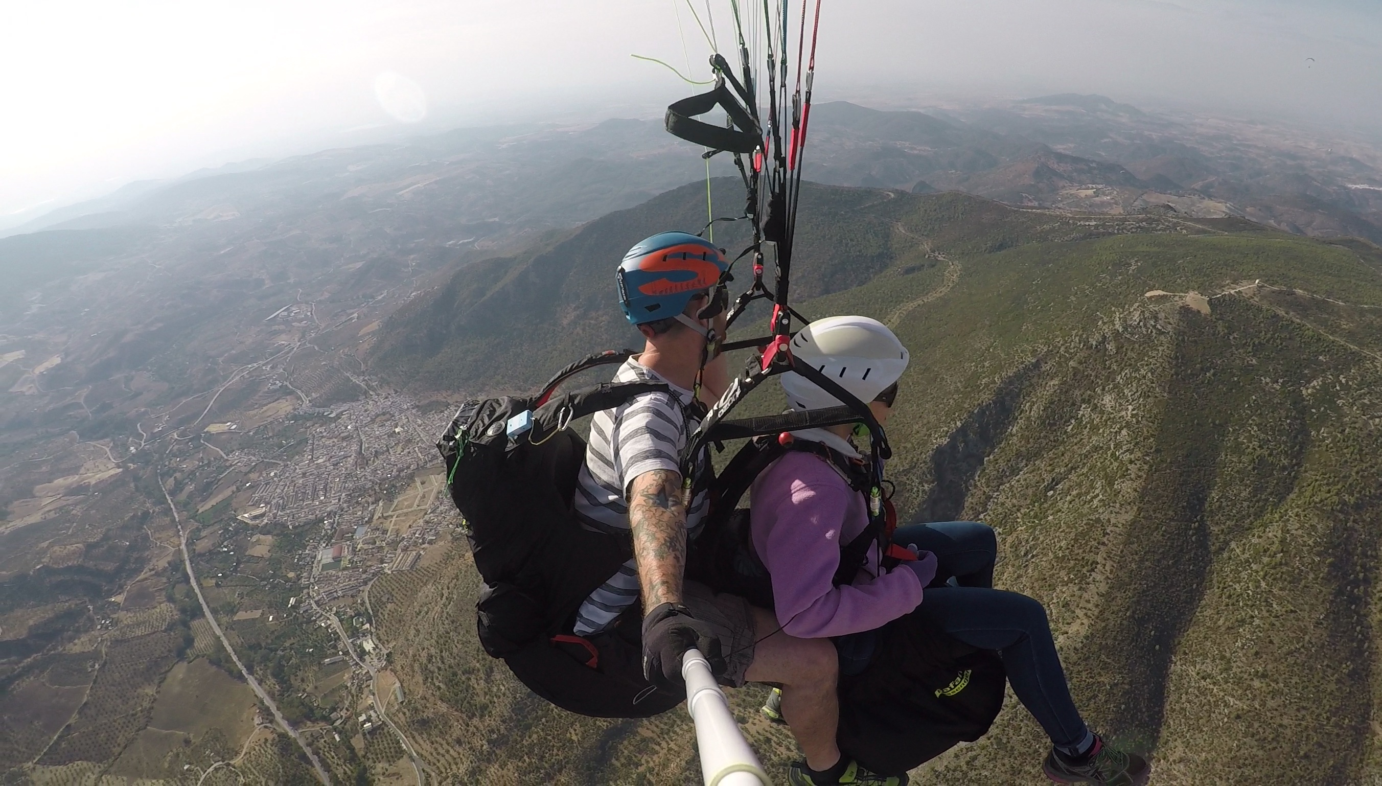 Heading home after a great gift experience with Mile High Paragliding