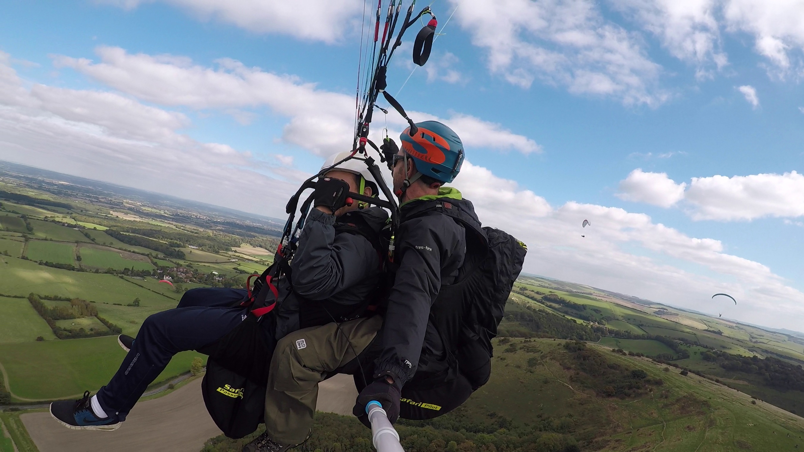 Flying high near Brighton with Mile High Paragliding