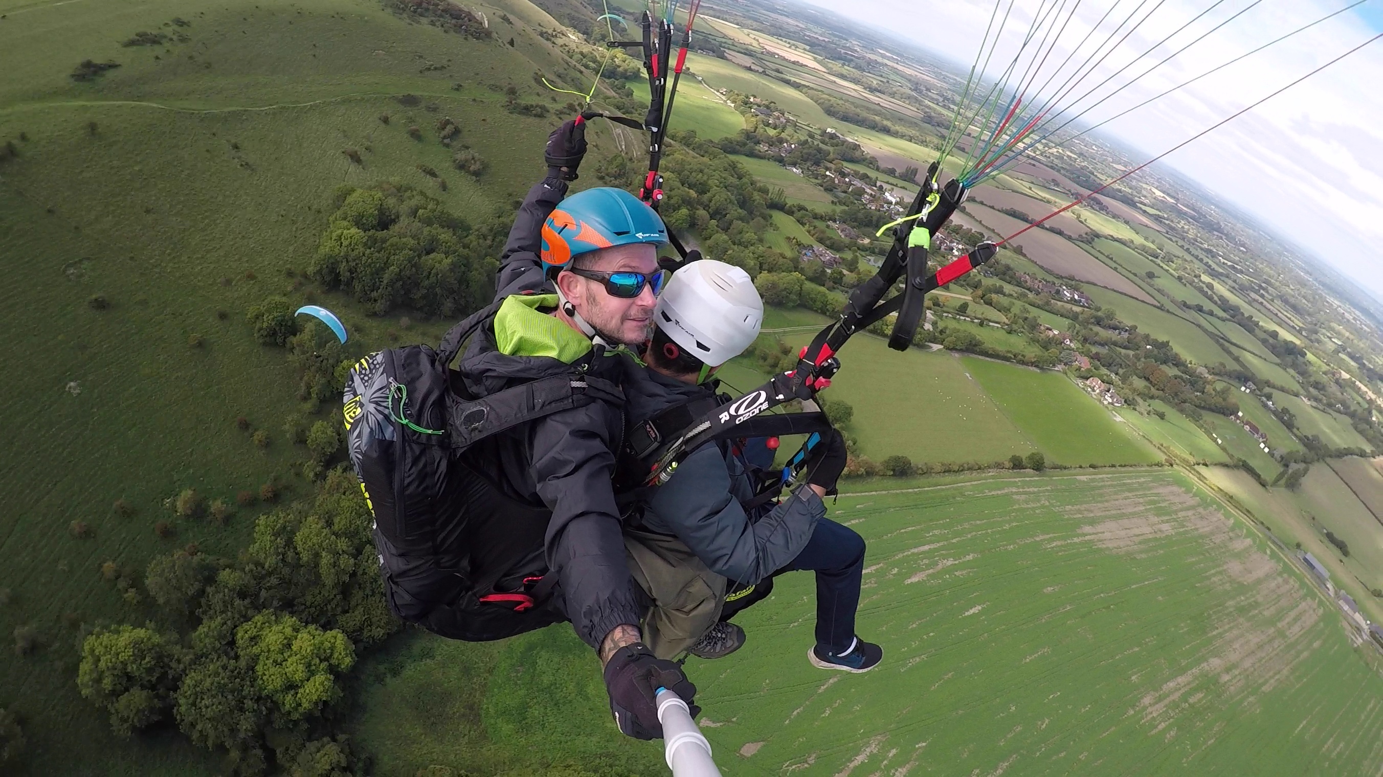 See Sussex from the a different view point by flying high with Mile High Paragliding