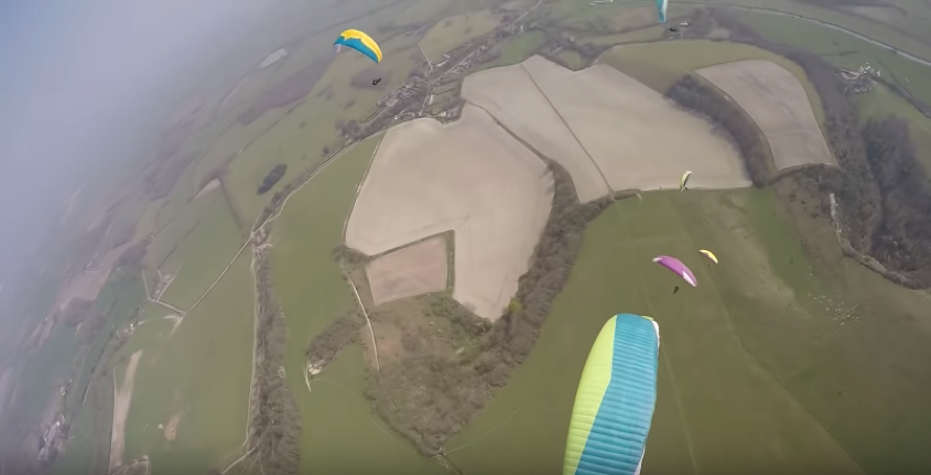 Tandem paragliding in Sussex with Mile High Paragliding
