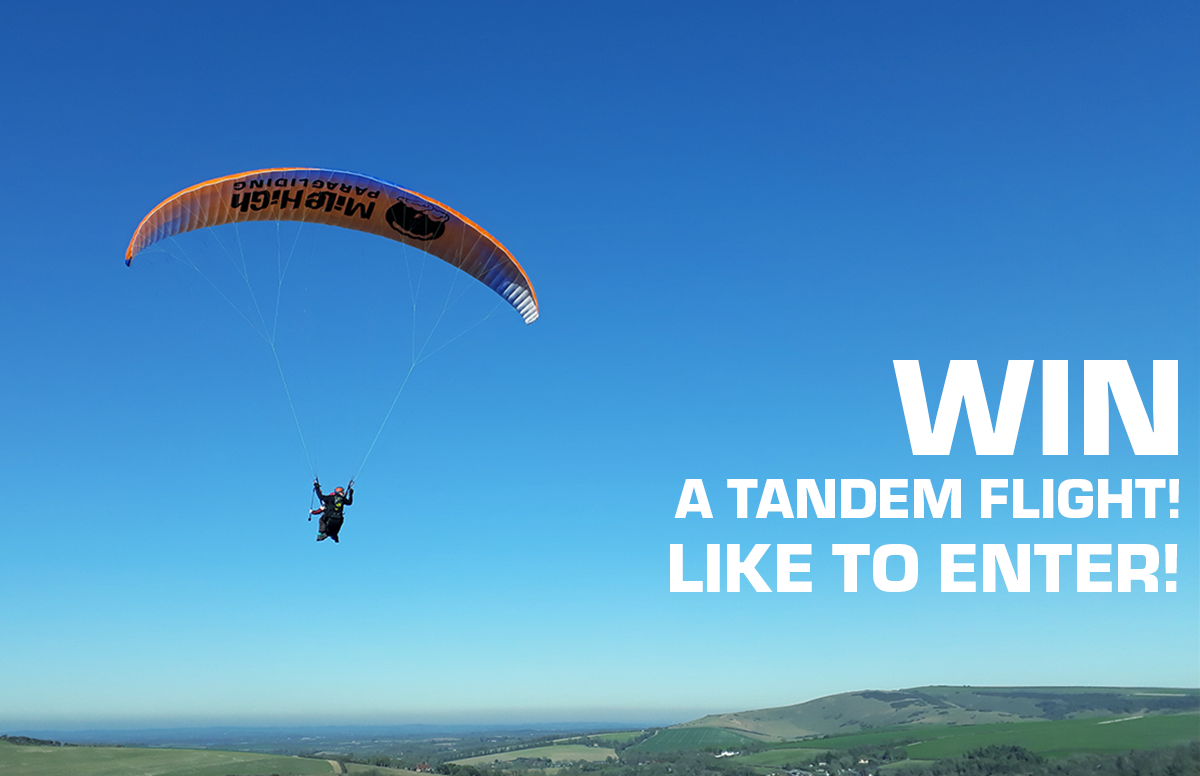 Tandem paragliding experiences and gifts with Mile High Paragliding