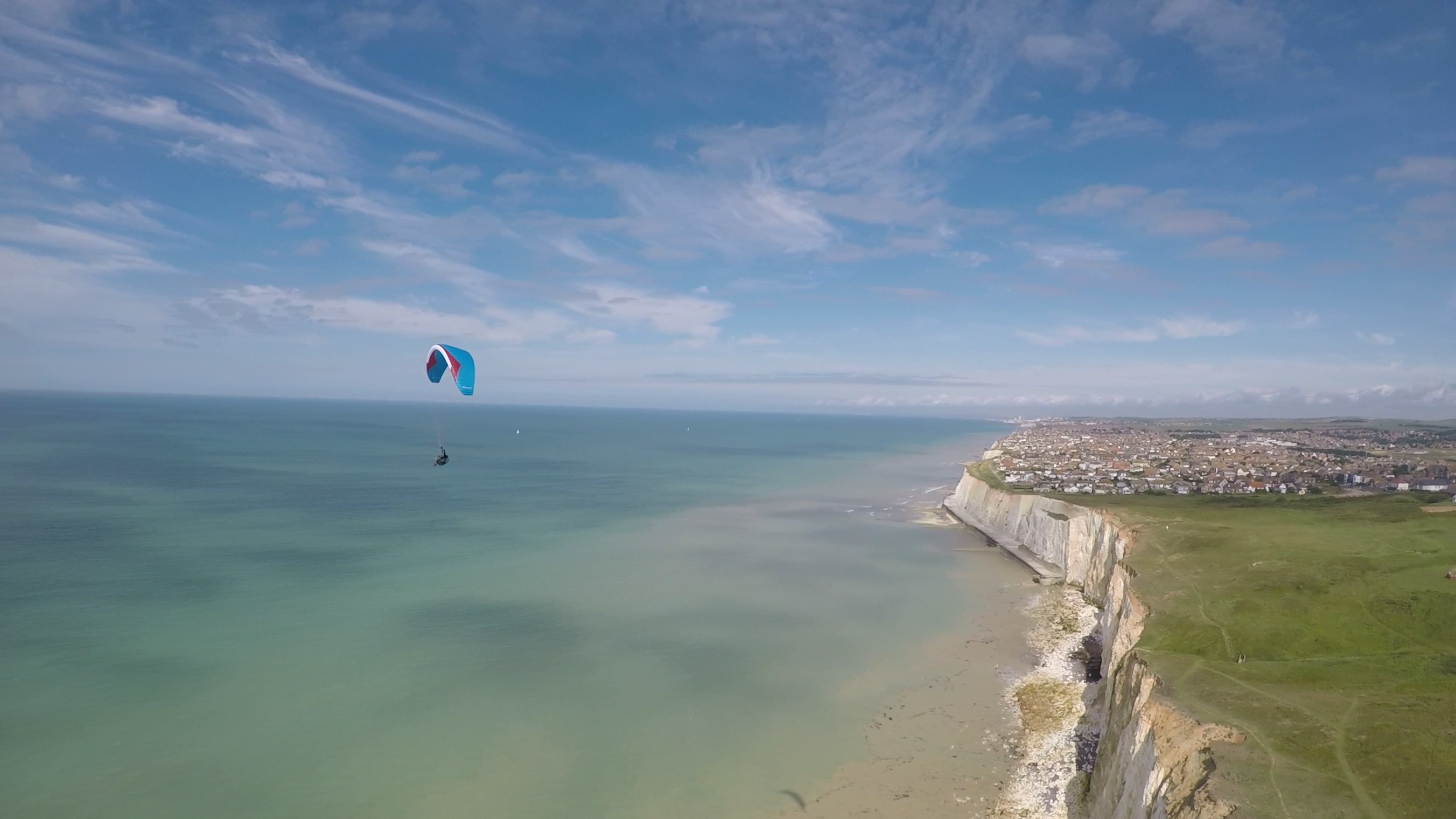Flying Brighton to Newhaven with Mile High Paragliding